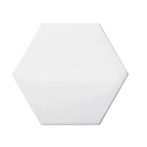 Code White Hexagon Smooth - porcelain tile